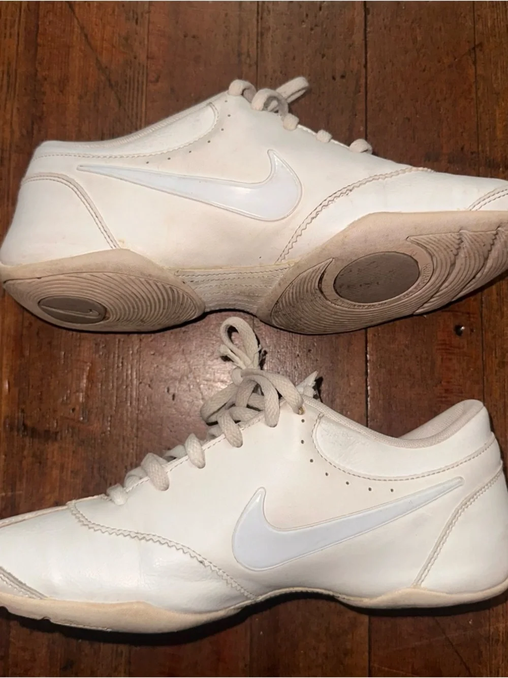 Nike Women’s Cream/Off-White Cheerleading Shoes